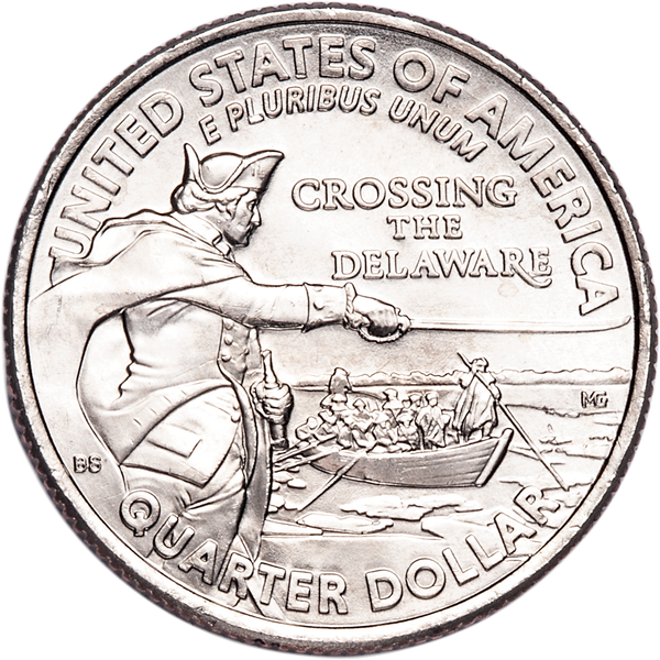 2021-D General George Washington Crossing the Delaware Quarter