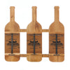 Bordeaux Wooden Wine Bottle Holder – Premium Rustic Wine Display