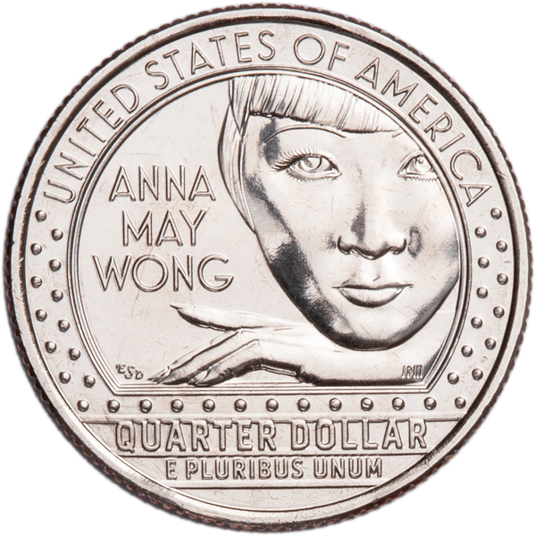 2022-P Anna May Wong U.S. Women Quarter MS60