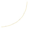 14k Yellow Gold Necklace with White Pearls