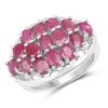 3.00 Carat Genuine Ruby .925 Sterling Silver Ring