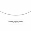 3.5mm 14k White Gold Pendant Chain with Textured Links