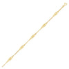 14k Yellow Gold Infinity Ankle Bracelet