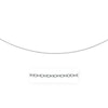 2.5mm 14k White Gold Pendant Chain with Textured Links