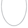 Sterling Silver Classic Omega Chain Necklace (3.0mm)