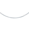 14k White Gold Chain in a Classic Omega (3 mm)