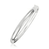 Classic Bangle in 14k White Gold (5.0mm)