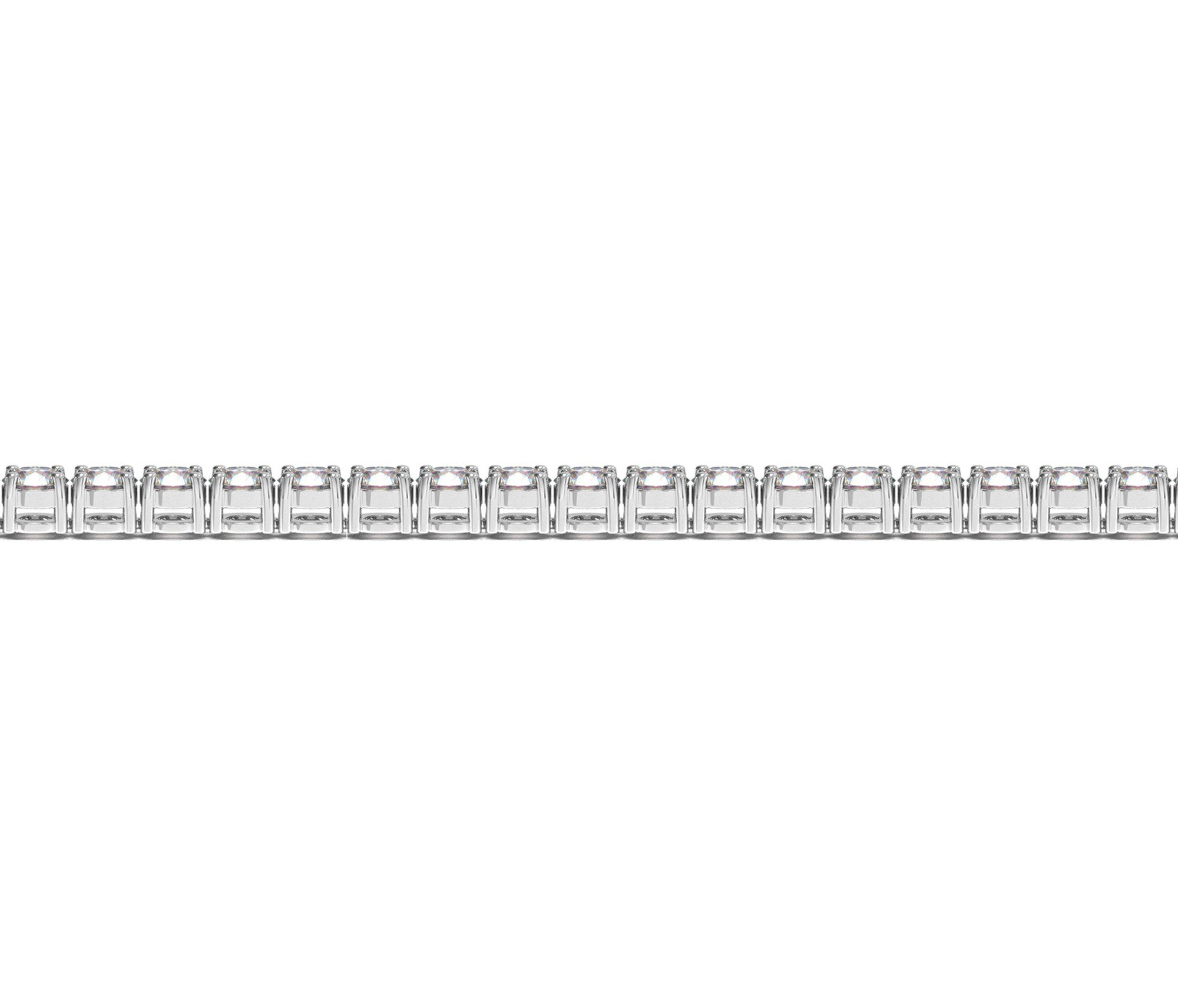 Lab Grown Round Diamond Tennis Bracelet in 14k White Gold (7 cctw F/G  VS2/SI1)