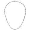 14k White Gold Bold Paperclip Chain (4.2 mm)