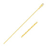 14k Yellow Gold Diamond-Cut Bead Chain 1.0mm