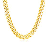 14k Yellow Gold Polished Miami Cuban Chain Necklace