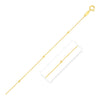 Bead Links Pendant Chain in 14k Yellow Gold (1.5mm)