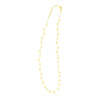 14K Yellow Gold Necklace with Dangling Stars