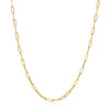 14K Yellow Gold Wide Paperclip Chain (3.3mm)