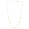 14k Yellow Gold Bead Necklace