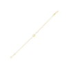 14k Yellow Gold Star of David Bracelet