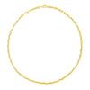 14k Yellow Gold Paperclip Chain Necklace