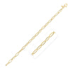 14k Yellow Gold High Polish Hexagon Link Chain (5.0mm)
