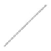 14k White Gold French Cable Link Chain (4.80 mm)