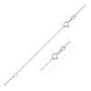 Double Extendable Box Chain in 14k White Gold (0.6mm)