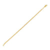 Moon Cut Bead Chain Bracelet in 14k Yellow Gold  (3.00 mm)