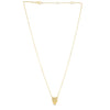 14k Yellow Gold Panther Head Necklace