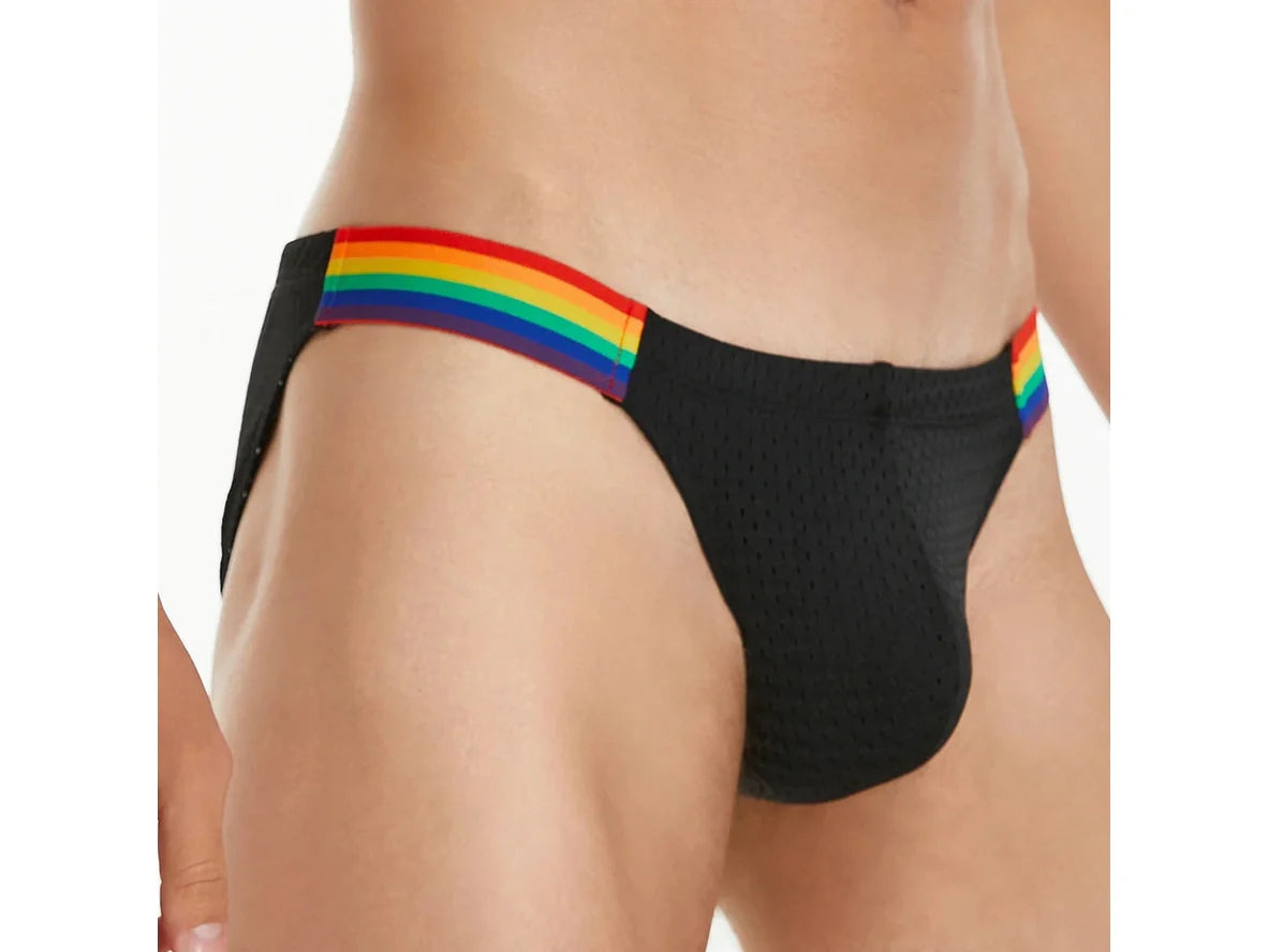 Gay Briefs | SEOBEAN Gay Pride Mesh Briefs
