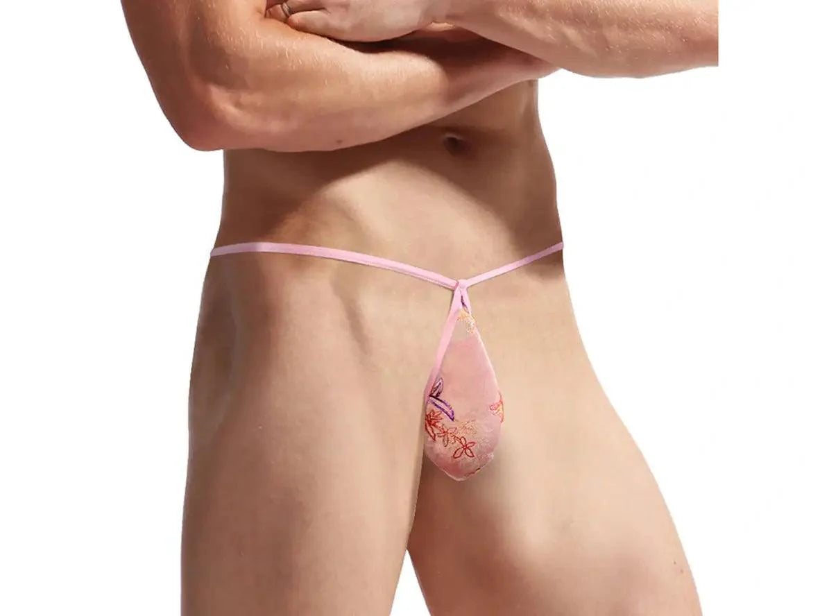 Gay G-Strings | Sexy Floral See-Through G-Strings