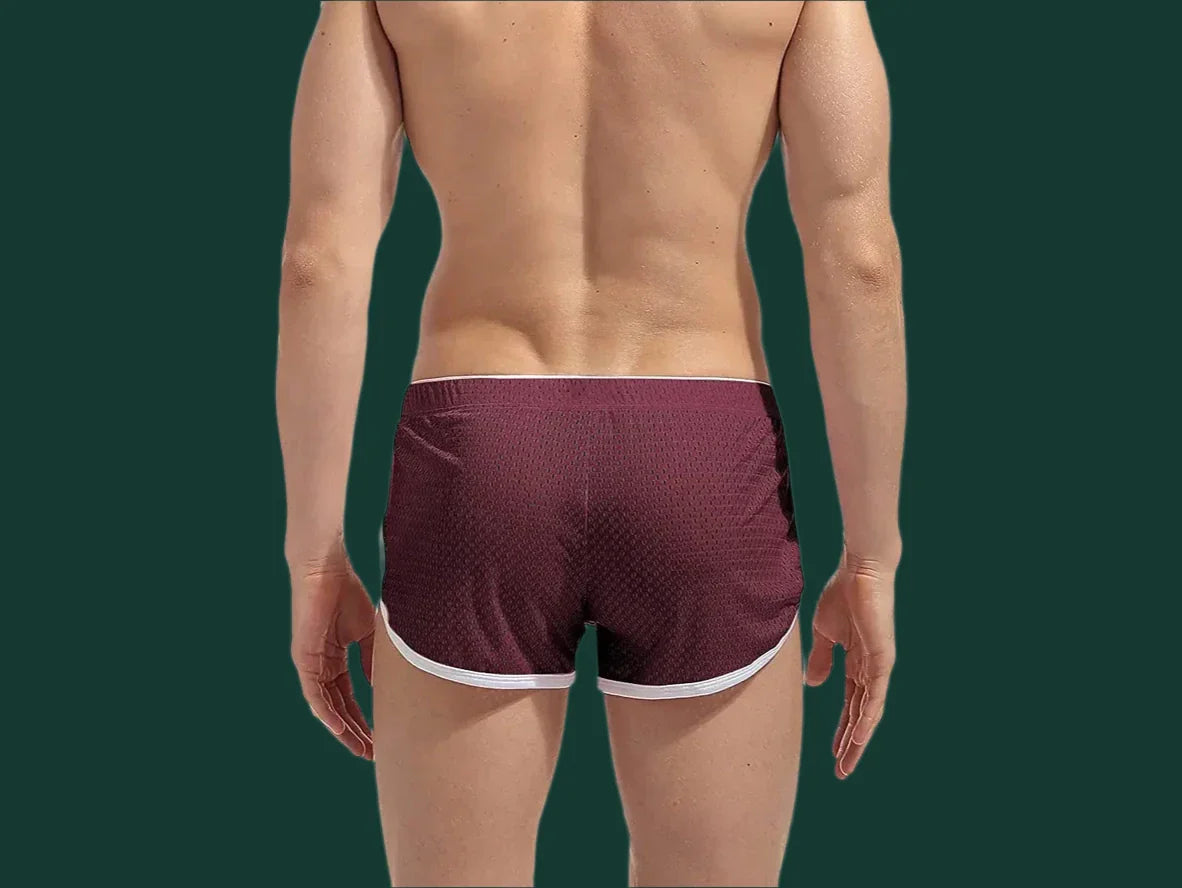 Gay Gym Shorts | 3" Mesh Split Side Shorts