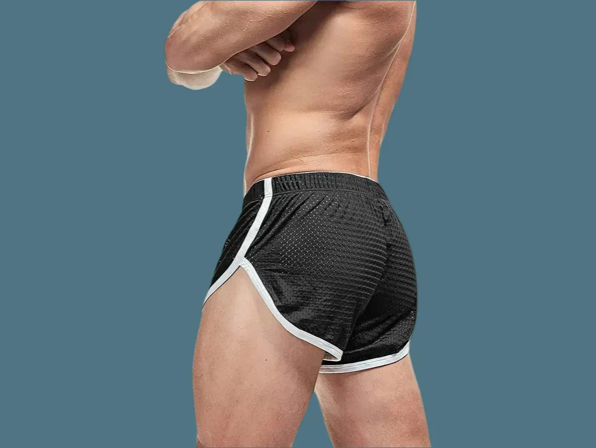 Gay Gym Shorts | 3" Mesh Split Side Shorts