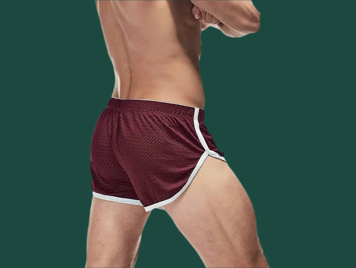 Gay Gym Shorts | 3" Mesh Split Side Shorts