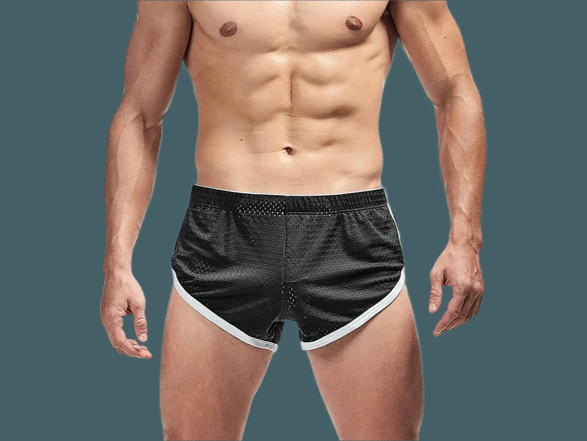 Gay Gym Shorts | 3" Mesh Split Side Shorts