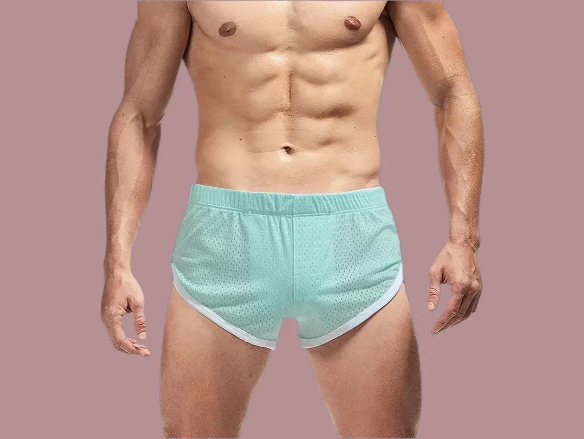 Gay Gym Shorts | 3" Mesh Split Side Shorts
