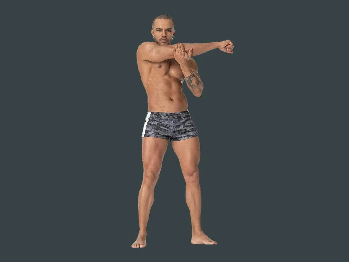 Gay Gym Shorts | AIMPACT Camo 3-inch Short Shorts