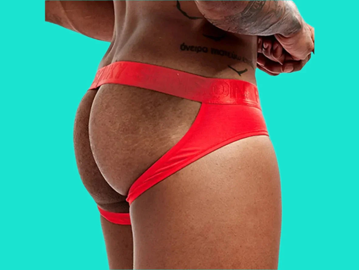 Gay Jock Briefs | PINK SENSON Sport Jock Briefs
