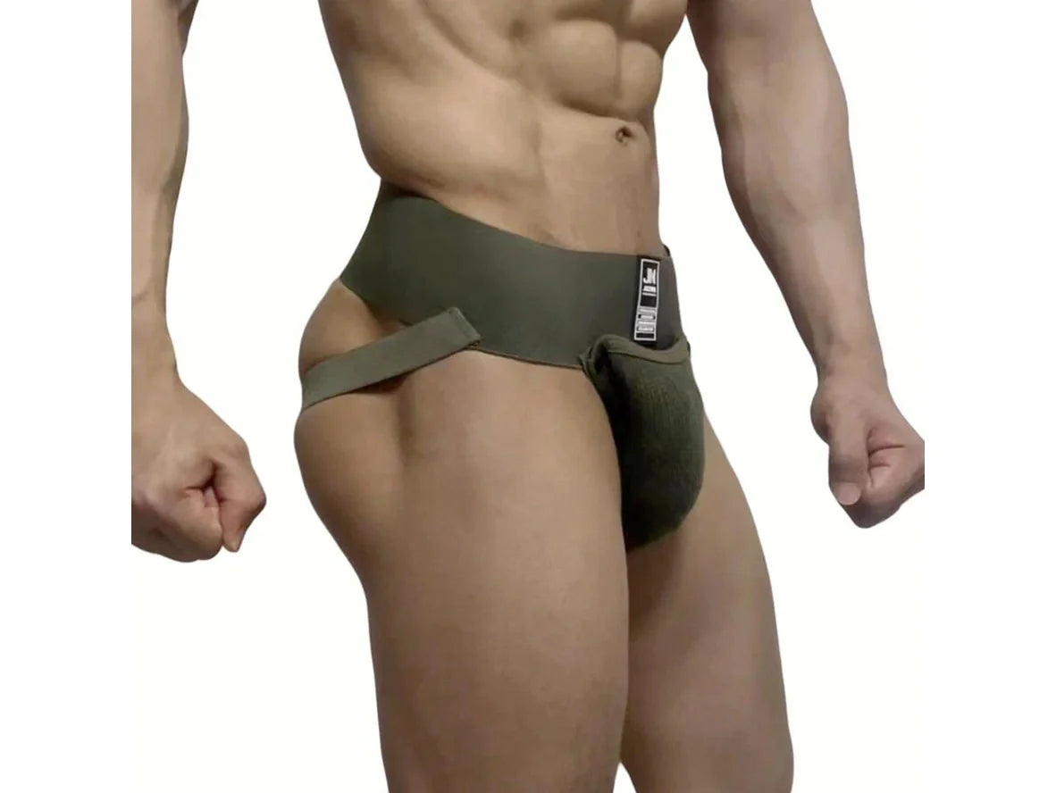 Gay Jockstraps | JOCKMAIL Athletic Supporters Removable Codpiece Big Bulge Pouch