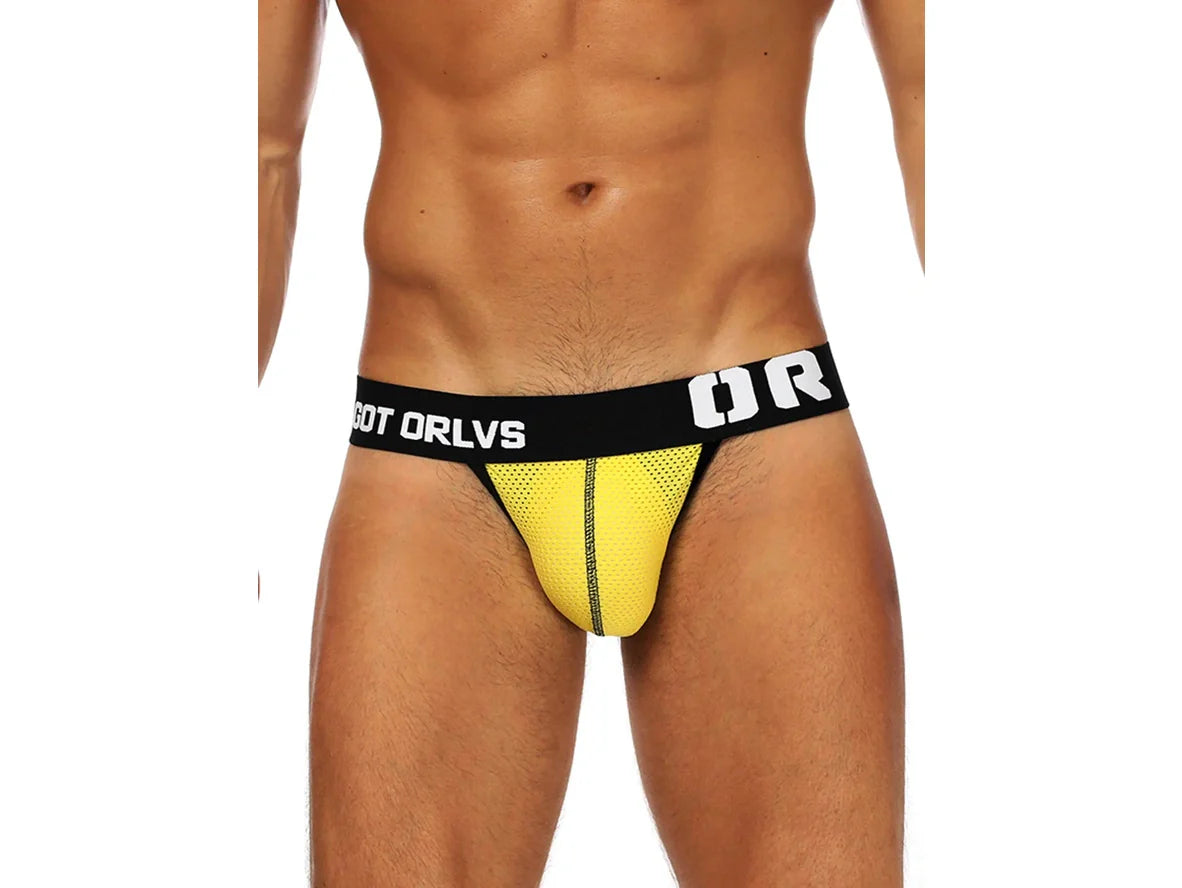 Gay Jockstraps | ORLVS Underwear Sexy Mesh Jockstraps