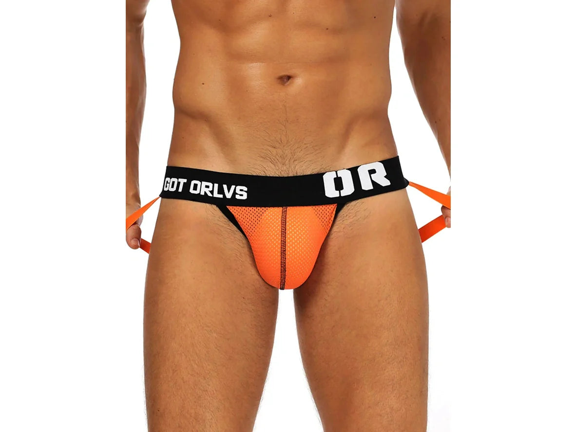 Gay Jockstraps | ORLVS Underwear Sexy Mesh Jockstraps