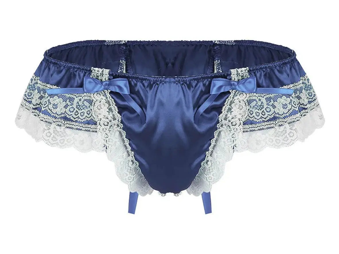 Gay Lingerie | Double Layer Floral Lace Underwear Thong