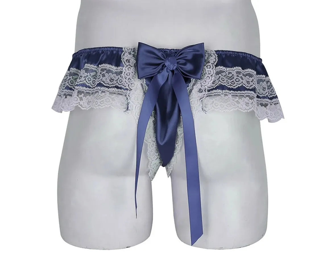 Gay Lingerie | Double Layer Floral Lace Underwear Thong