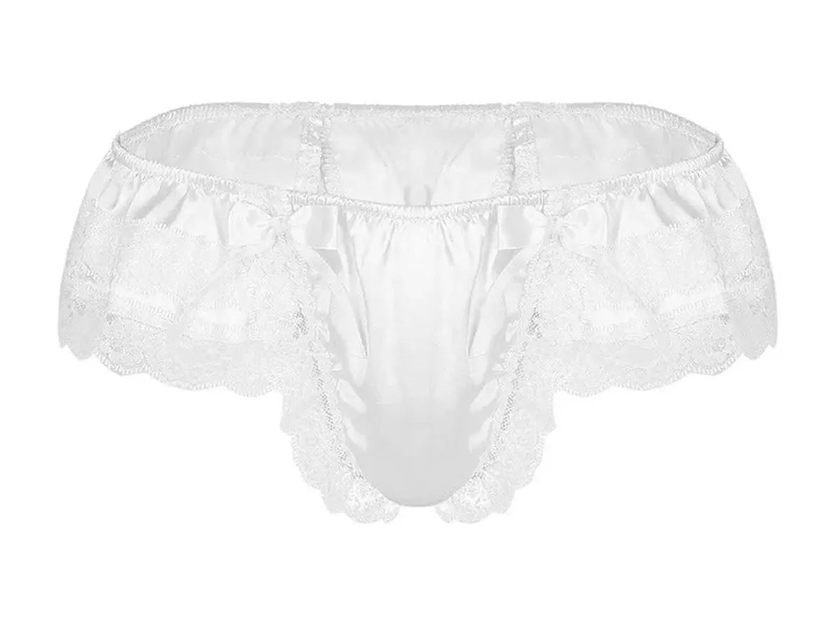 Gay Lingerie | Double Layer Floral Lace Underwear Thong