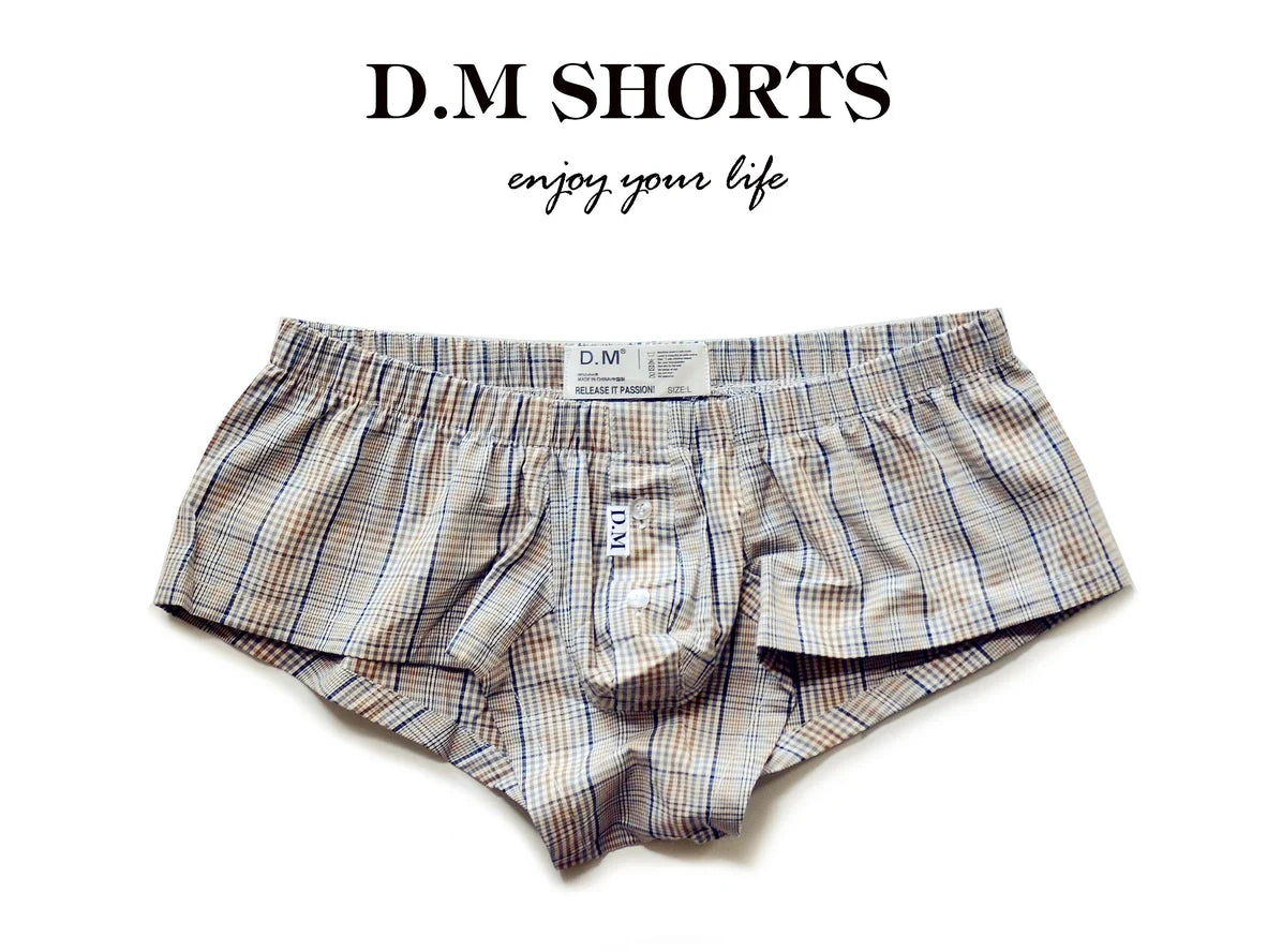 Gay Loungewear | D.M Plaid Stripe Sleep Bottoms