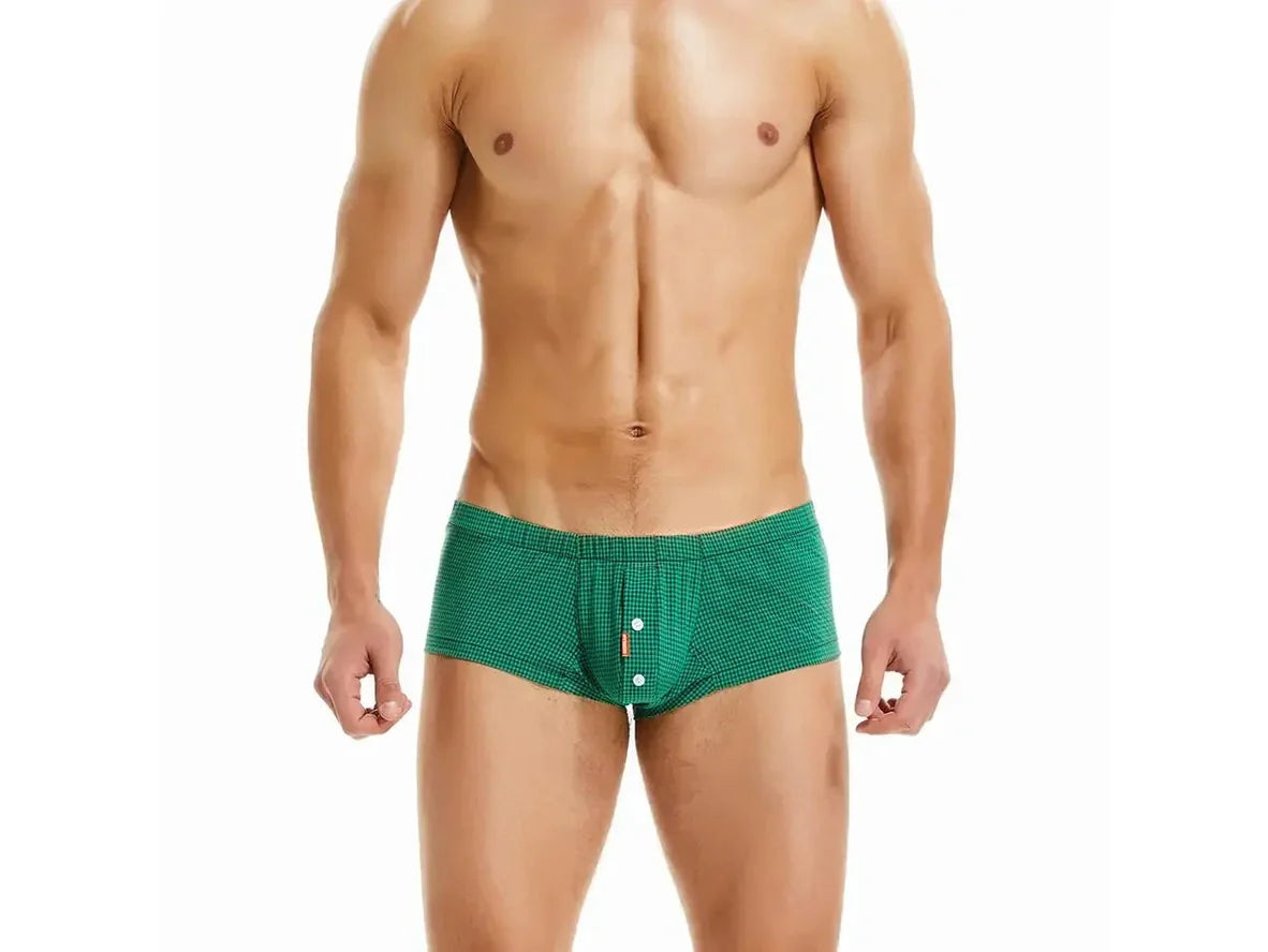 Gay Loungewear | SEOBEAN Sexy Plaid Boxers