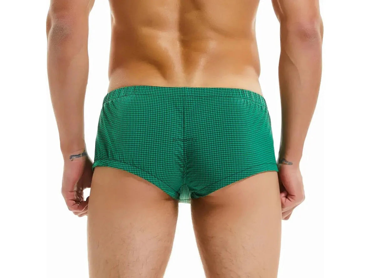 Gay Loungewear | SEOBEAN Sexy Plaid Boxers