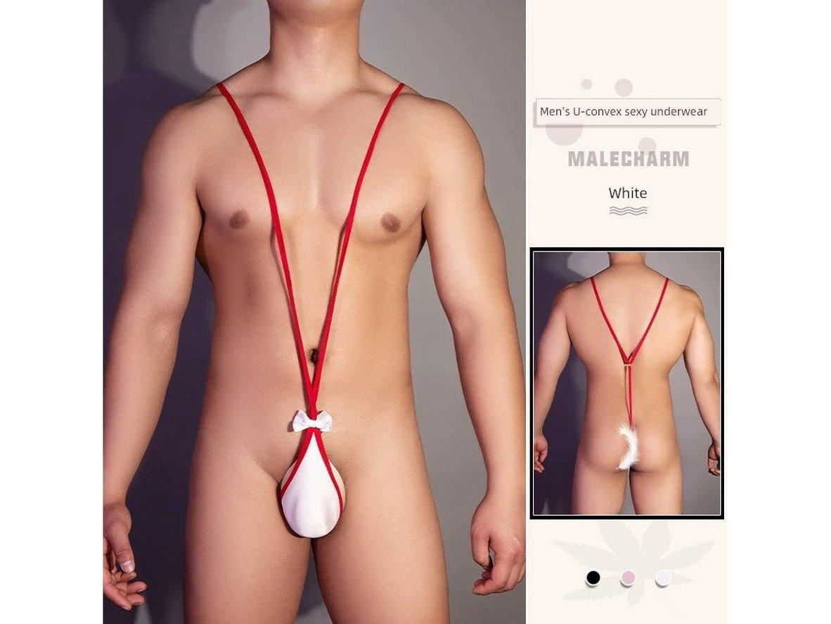 Gay Mankini | Summer Cool Feeling T-Back Thong Mankini