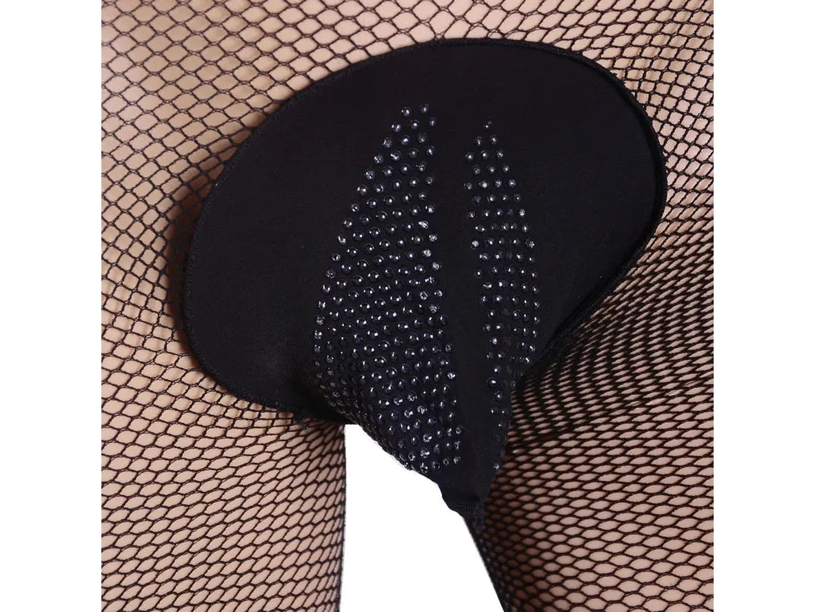 Gay Pantyhose | Fishnet See-Through Stockings