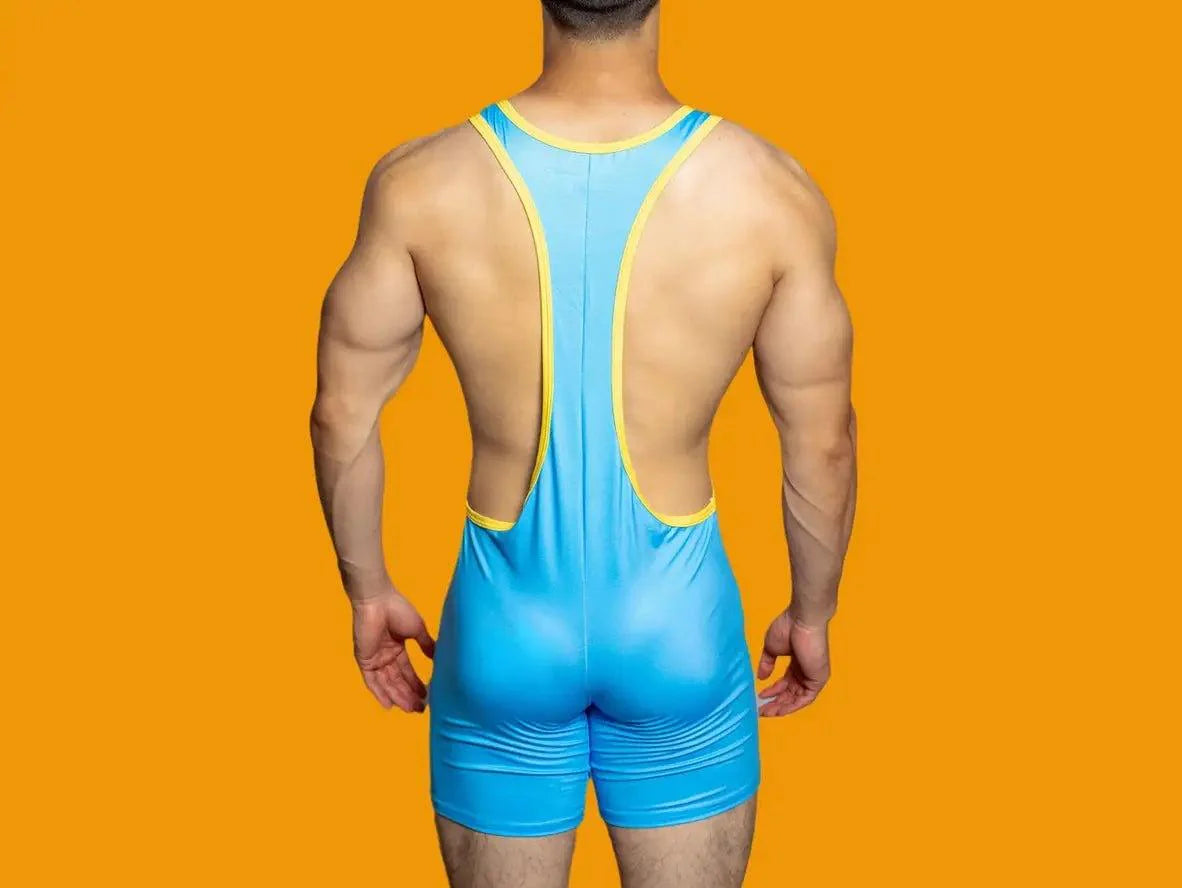 Gay Singlets | D.M Colorful Wrestling Singlets