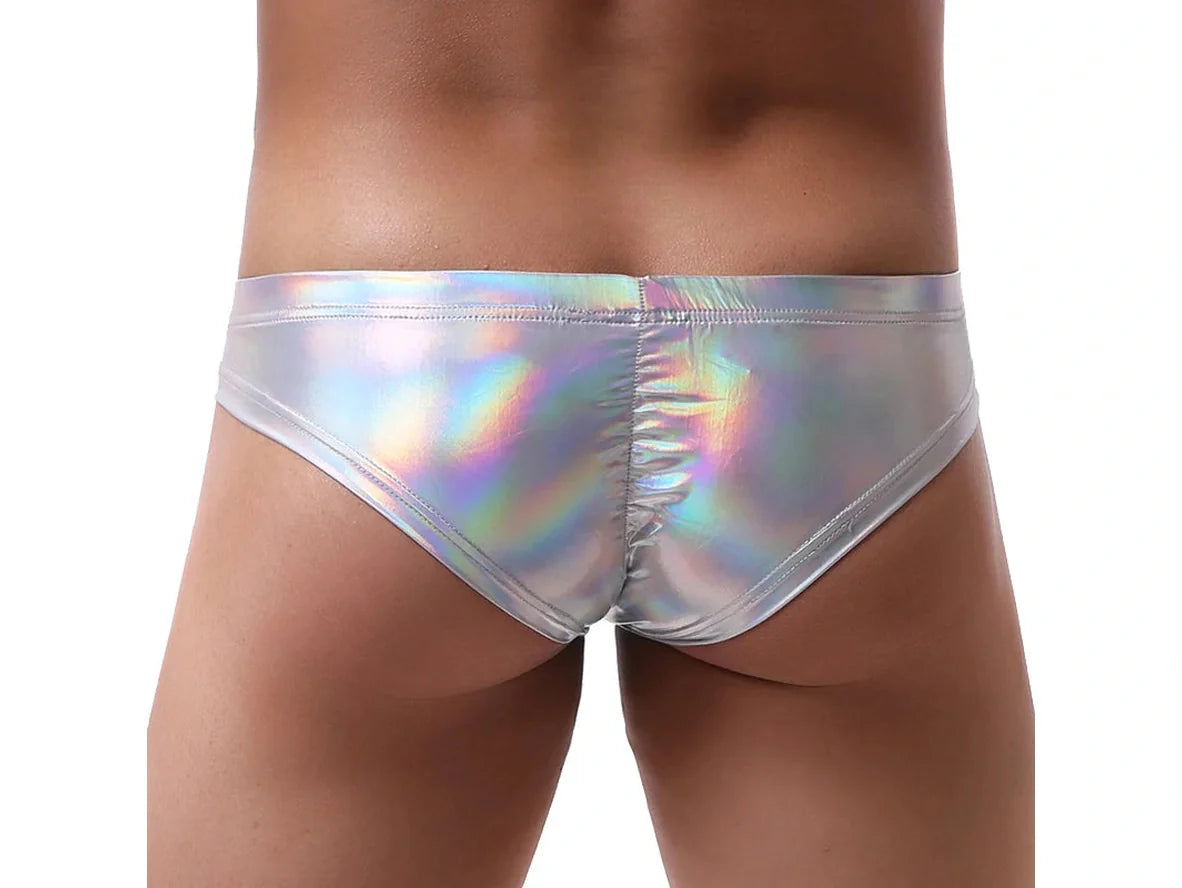 Gay Swim Briefs | Shiny Cheeky Swim Briefs