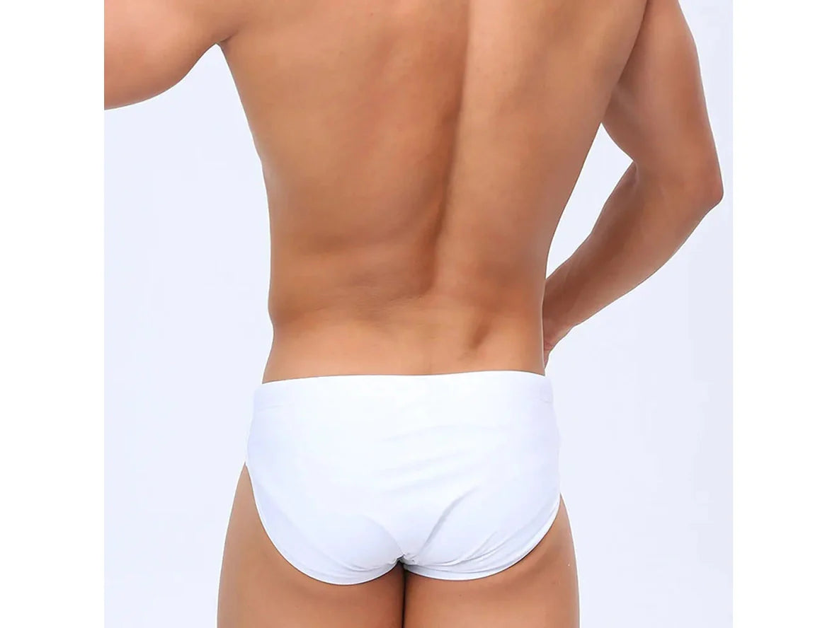 Gay Swim Briefs | UXH Easy Access Zipper Pushup Pad Swim Briefs