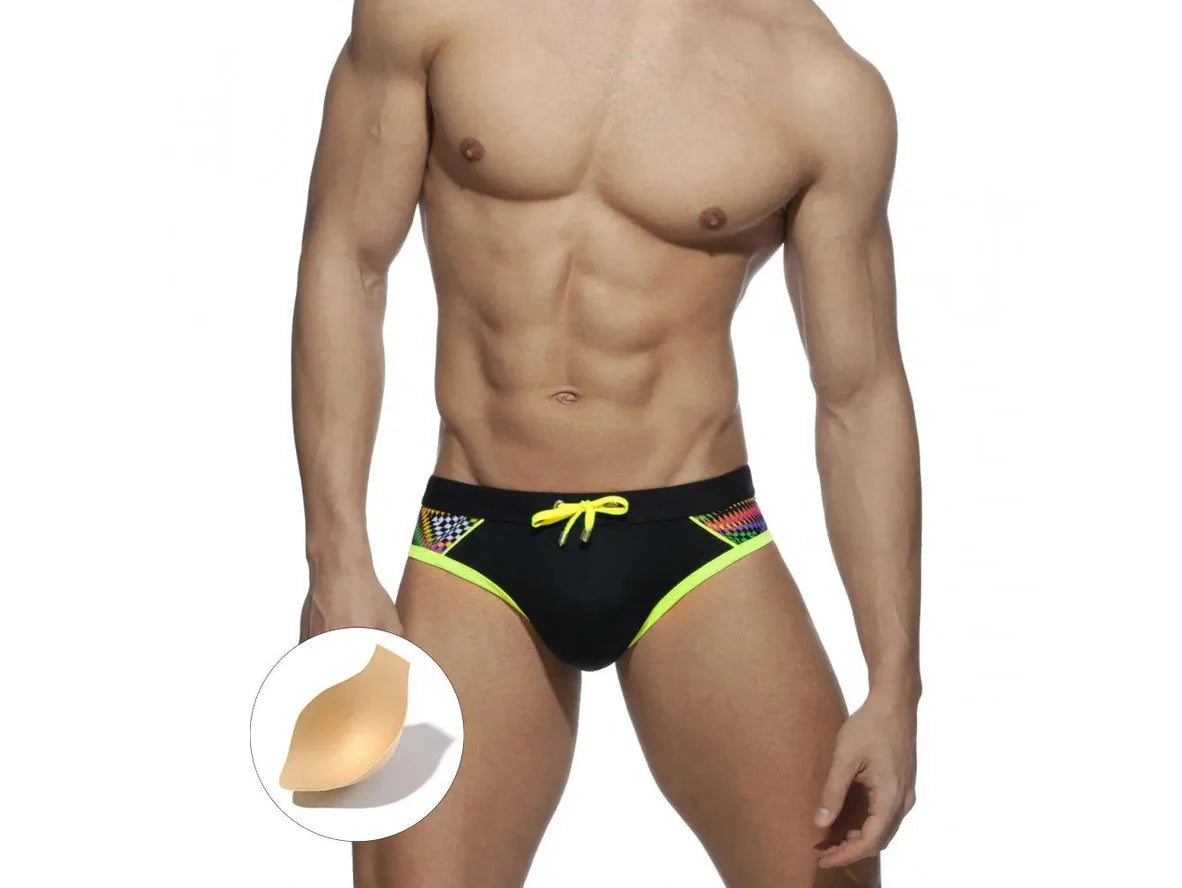 Gay Swim Briefs | UXH Playful Swim Briefs